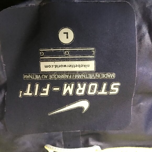 NIKE STROM FLY ~ WOMENS LARGE ~ BLUE REFLECTIVE LIGHT WEIGHT JACKET 425089-547 - Picture 8 of 8